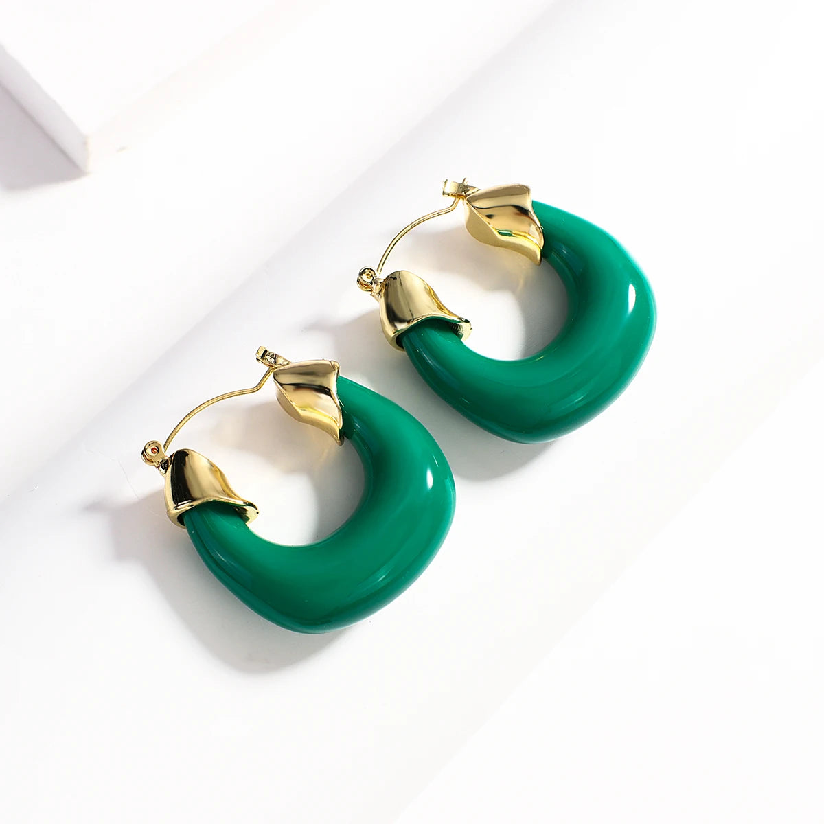 Korean Green earings