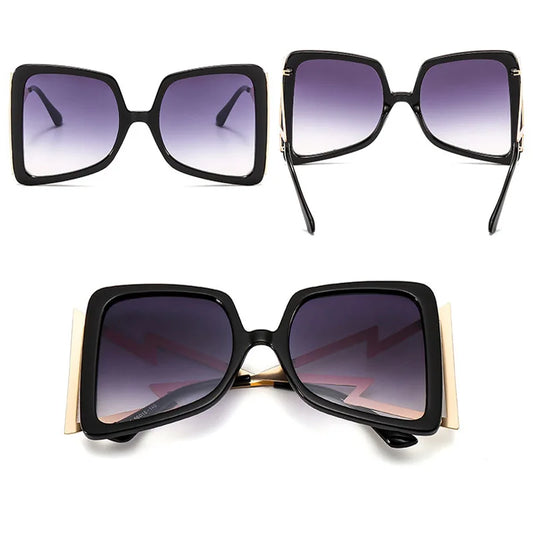 Oversize Bow Shape Square Sunglasses