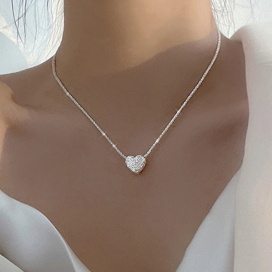 Love Necklace Simple Heart