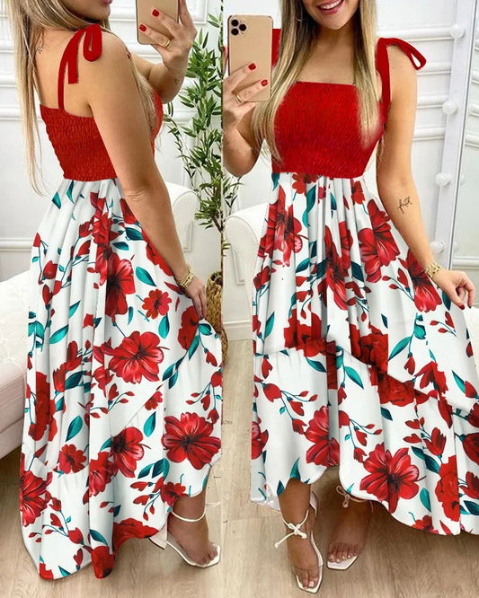 strapless long dress Sling dress