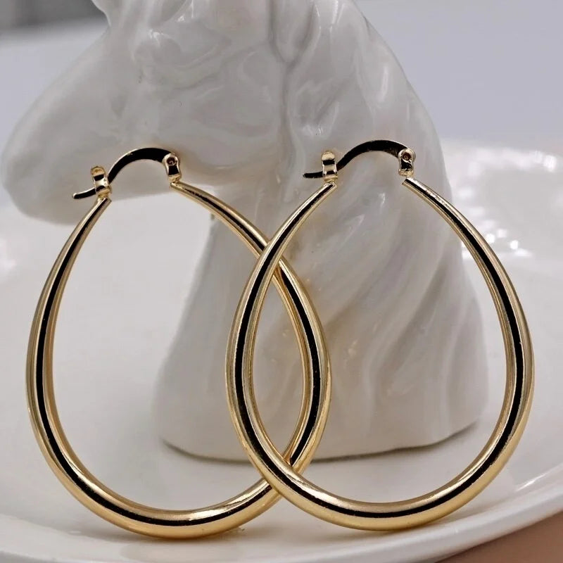 Smooth Hoop Earrings SISIGLAM