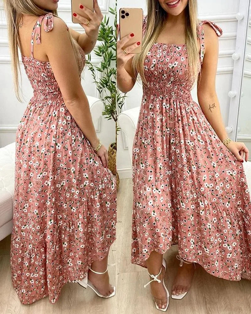 strapless long dress Sling dress