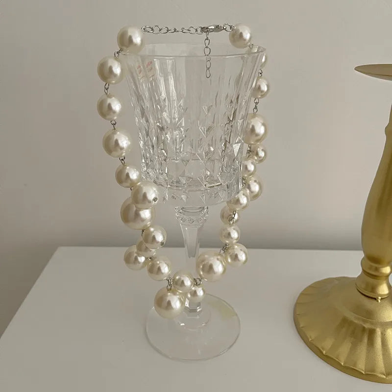 Pearl Necklace European And American Style Personality Fashion Necklace