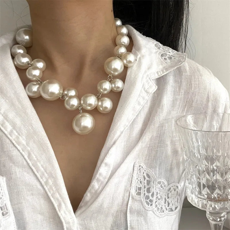 Pearl Necklace European And American Style Personality Fashion Necklace