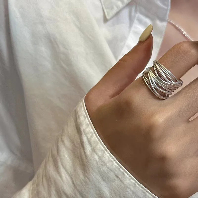 Terling Rings Fashion Geometric  Ring