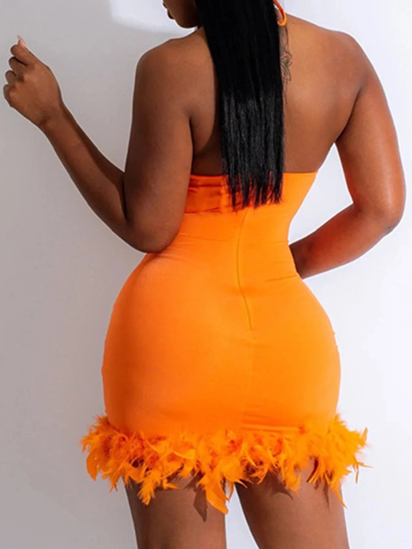 Orange dress 4444