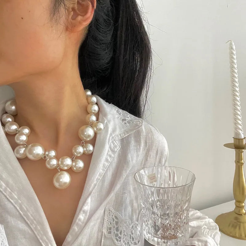 Pearl Necklace European And American Style Personality Fashion Necklace